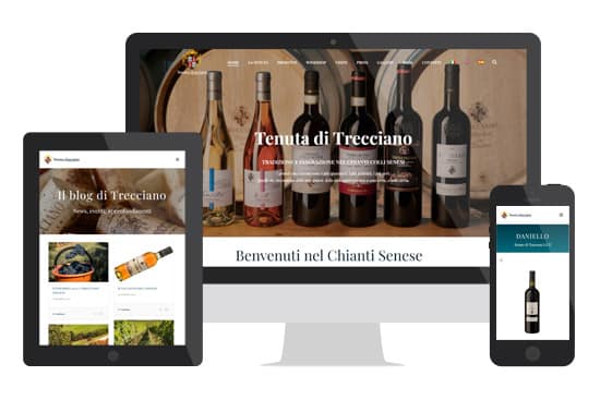 realizzazione siti web per cantine vinicole
