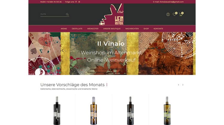 ecommerce il vinaio